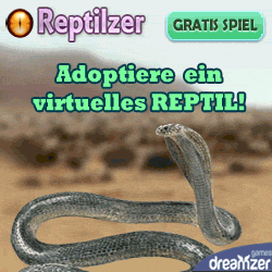 Reptilzer: gratis Spiel auf Internet, sich um ein Reptil kümmern